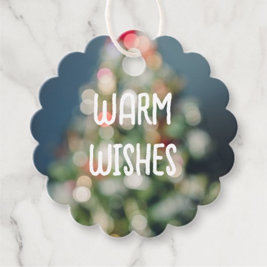 ヴィンテージスタイルクリスマスツリー フェイバータグ (正面)