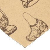 ヴィンテージスタイルクリスマストイズ手描き テーブルクロス (アングル)