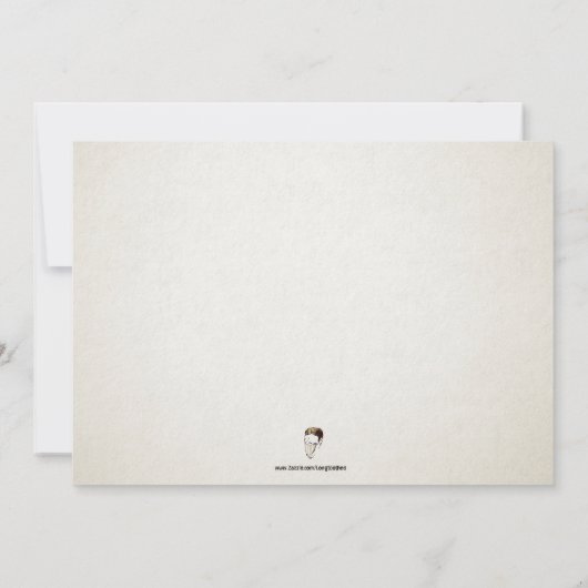 ヴィンテージスタイルクリスマスパーティの招待状 招待状 (裏面)