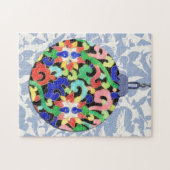 ヴィンテージスタイルクリスマスホリデーオーナメントパズル ジグソーパズル (横)