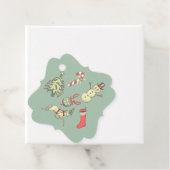 ヴィンテージスタイルクリスマス フェイバータグ (インサイチュ)