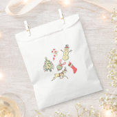 ヴィンテージスタイルクリスマス フェイバーバッグ (クリップ留めされた状態)