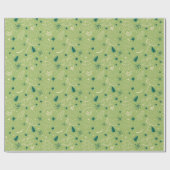 ヴィンテージスタイルクリスマス ラッピングペーパー (フラット)