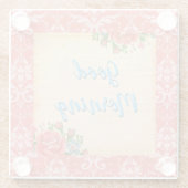 ヴィンテージスタイルグッドモーニングガラスコースター ガラスコースター (裏面)