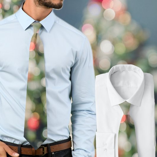 ヴィンテージスタイルグリーンクリスマスツリー ネクタイ