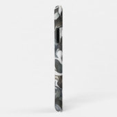 ヴィンテージスタイルグレーフローラアートフォンケース Case-Mate iPhoneケース (裏面/右)