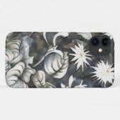 ヴィンテージスタイルグレーフローラアートフォンケース Case-Mate iPhoneケース (裏面(横))