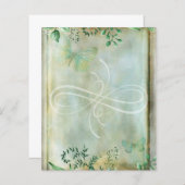 ヴィンテージスタイルグ葉リーン紙 (正面/裏面)