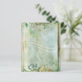 ヴィンテージスタイルグ葉リーン紙 (スタンド正面)