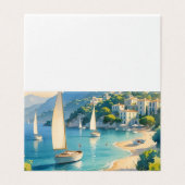 ヴィンテージスタイルコートダジュールフランスのトラベルカード (外部フラット)