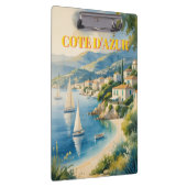 ヴィンテージスタイルコートダジュールフランスの旅行 クリップボード (右)
