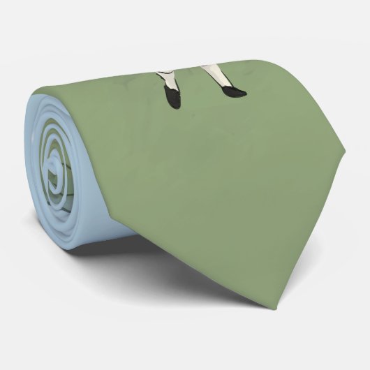 ヴィンテージスタイルゴルフアートゴルファーネクタイ ネクタイ (ロール)