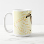 ヴィンテージスタイルゴールデンホースマグカップ コーヒーマグカップ (左)