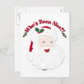 ヴィンテージスタイルサンタいいね?! シーズンポストカード (正面/裏面)