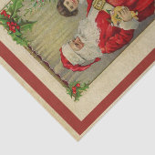 ヴィンテージスタイルサンタクロース与えのプレゼントから子へ 薄葉紙 (詳細)