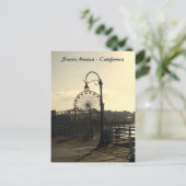 ヴィンテージスタイルサンタモニカ葉書！ ポストカード (スタンド正面)