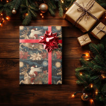 ヴィンテージスタイルサンタライディングトインデアデザイン