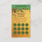 ヴィンテージスタイルサンタロイヤリティカード ロイヤリティカード (裏面)