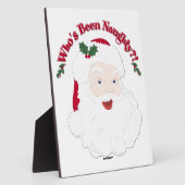 ヴィンテージスタイルサンタWHO'いけな BEEN?! フォトプラーク (側面)