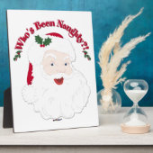 ヴィンテージスタイルサンタWHO'いけな BEEN?! フォトプラーク (側面)