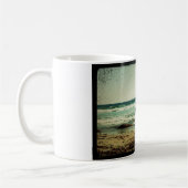 ヴィンテージスタイルサーファーシルエット コーヒーマグカップ (左)