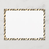 ヴィンテージスタイルシェフのナイフ料理食品レシピ ポストカード (裏面)