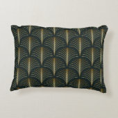 ヴィンテージスタイルシエレガントームレスアートデコリピートファン アクセントクッション (裏面)