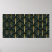 ヴィンテージスタイルシエレガントームレスアートデコリピートファン ポスター (正面)