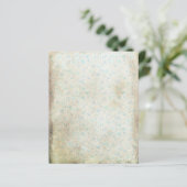 ヴィンテージスタイルシャビーフローラスクラップブック紙 (スタンド正面)