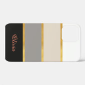 ヴィンテージスタイルストライプレトロサマーケースメイトイフォン Case-Mate iPhoneケース (裏面 (横))