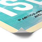 ヴィンテージスタイルストラドブロークアイランド旅行ポスター ポスター (角)