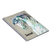 ヴィンテージスタイルストロングホースアートジャーナル ノートブック (右側)