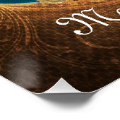 ヴィンテージスタイルセントニコラス（サンタクロース）クリスマス ポスター (コーナー)