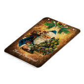 ヴィンテージスタイルセントニコラス（サンタクロース）クリスマス マグネット (左側)