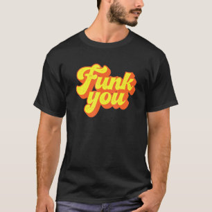 ヴィンテージスタイルソウルミュージックレトロ踊り80sディスコF Tシャツ
