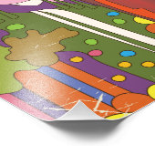 ヴィンテージスタイルソーダ商業ポスター フォトプリント            (角)