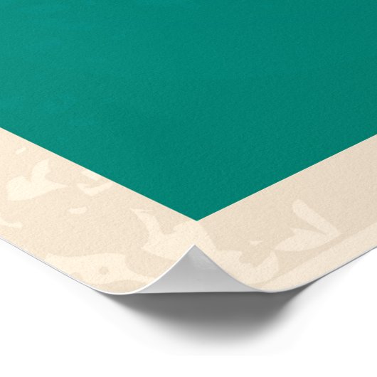 ヴィンテージスタイルタイポグラフィ ポスター (角)