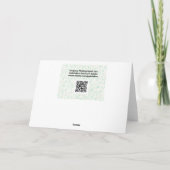 ヴィンテージスタイルタペストリールック汎用誕生日カード カード (裏面)