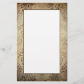 ヴィンテージスタイルダマスク文房具 便箋 (正面)