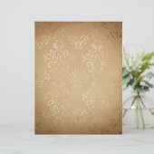 ヴィンテージスタイルダマススクラップブック紙 (スタンド正面)