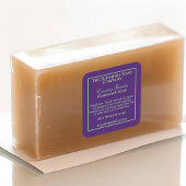 ヴィンテージスタイルダークパープルグリーン石鹸 スクエアシール