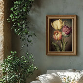 ヴィンテージスタイルチューリッププリント – ダウンロード可能 ポスター