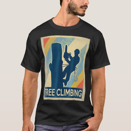 ヴィンテージスタイルツリー登山シャツ Tシャツ (正面)