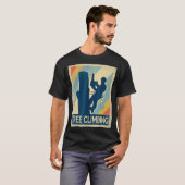 ヴィンテージスタイルツリー登山シャツ Tシャツ (正面フル)