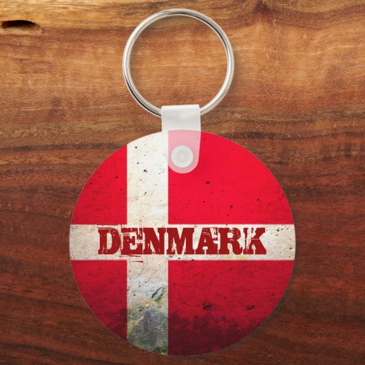 ヴィンテージスタイルデンマークキーチェーン! キーホルダー (正面)