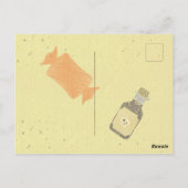 ヴィンテージスタイルトリックオアトリート ポストカード (裏面)