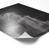 ヴィンテージスタイルドールポートレート- Rebecca with Flowers フォトプリント (角)