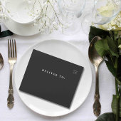 ヴィンテージスタイルナイアガラ秋白黒電子メール オールインワン招待状