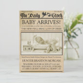 ヴィンテージスタイルニュースレターの生誕発表 招待状 (スタンド正面)