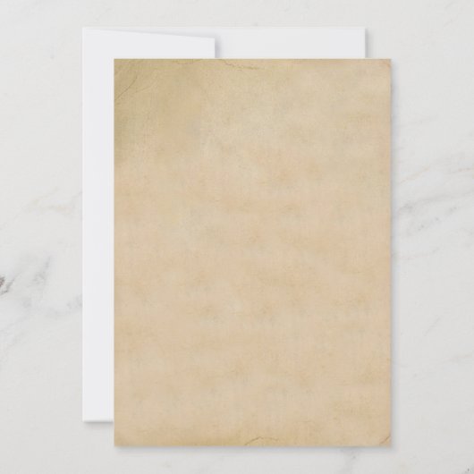 ヴィンテージスタイルニュースレターの生誕発表 招待状 (裏面)